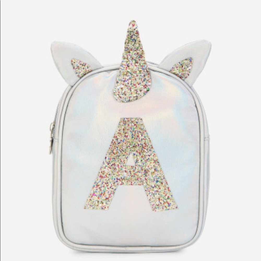 Girls Unicorn Ear Design Glitter Backpack